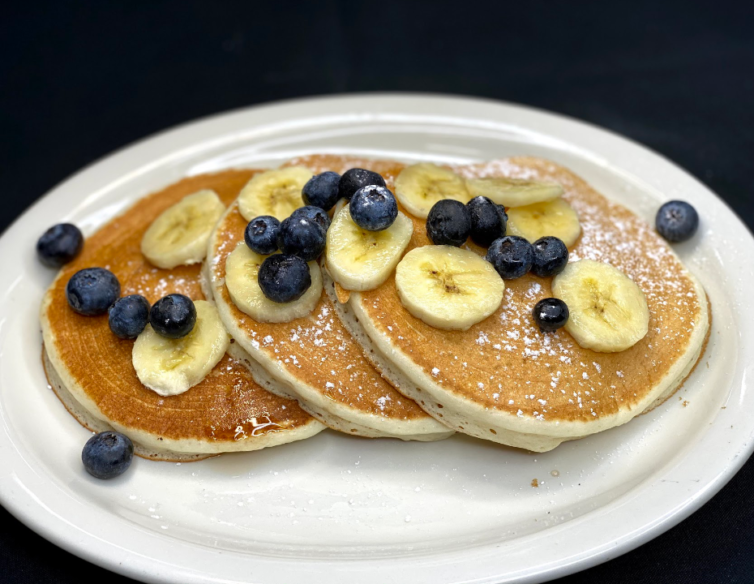 Blueberry and Banana Pancakes